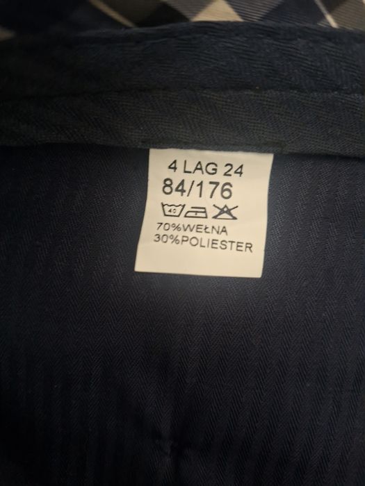 Granatowy Garnitur Niko Lepre M/L