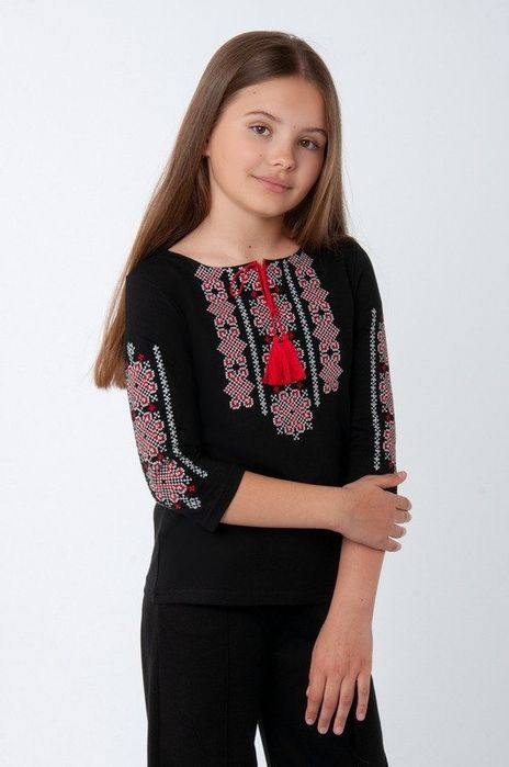 Вышиванка для девочки, 128 см