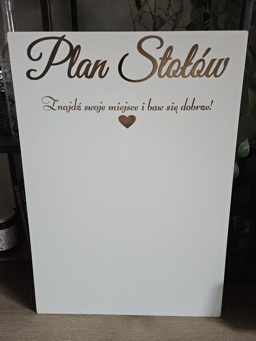 Plan stołów wesele 50cmx70cm