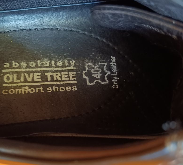 Moccasino  Olive Tree  Super wygodne męskie buty, 100% Skóra, Roz. 40