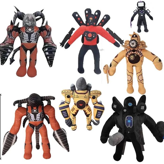 Мягкие герои Skibidi Toilet. Новые персонажи