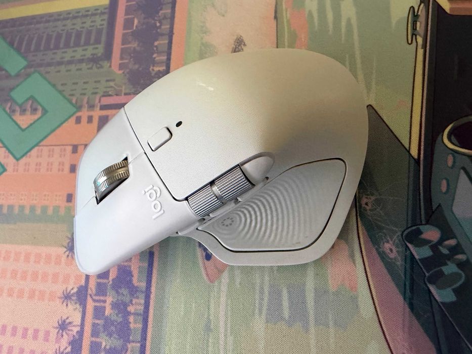 Rato Laser Logitech MX Master 4 Wireless/Bluetooth High-Performance Haptic Feedback 8000DPI Graphite