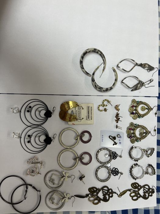 Серьги бижутерия