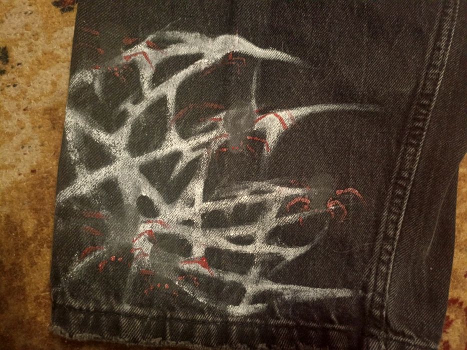 Джинси h&m skater кастом