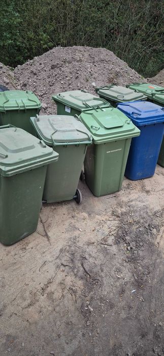 Kosz na śmieci plastikowy 240l kosze plastikowe