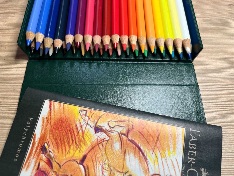 Kredki 36 kolorów Faber-Castell + Gratis 2 blendery Caran D'Ache
