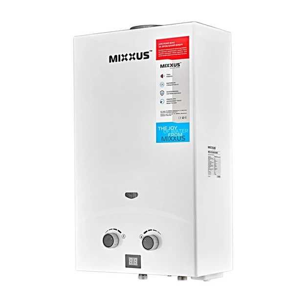 Газова колонка MIXXUS GWH-0110 BASIC WHITE димохідна 10 л/хв