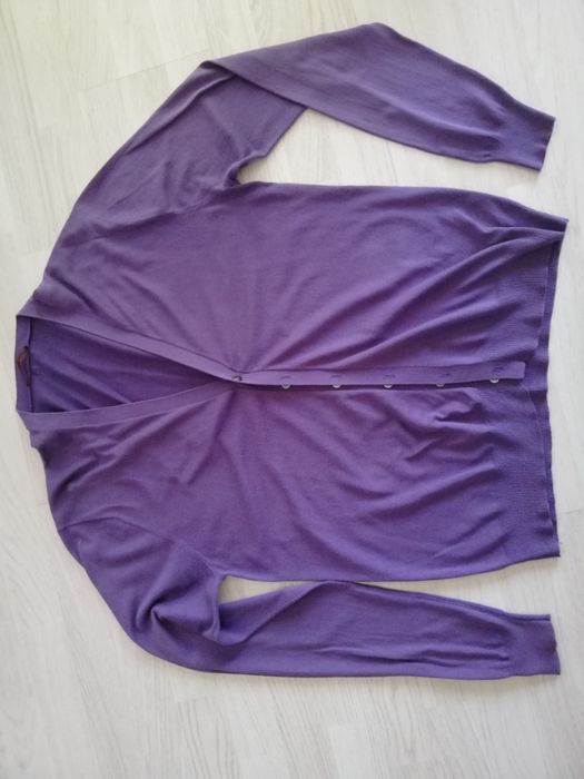 Casaco malha masculino roxo - em bom estado!
