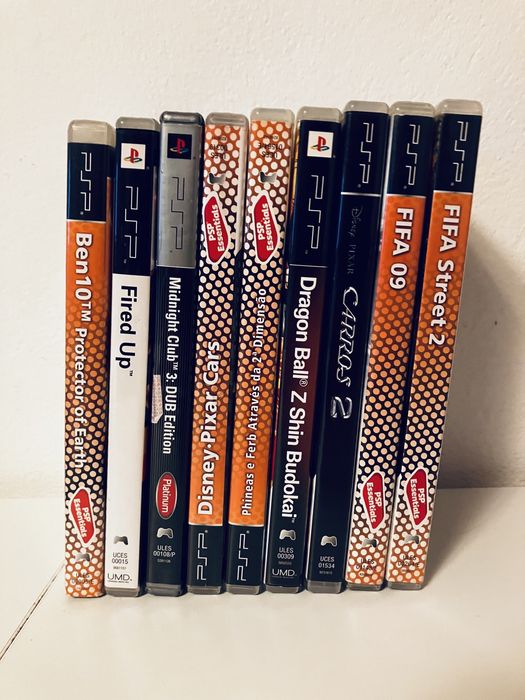Jogos usados para PSP