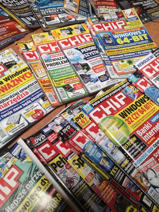 Czasopismo chip 49 sztuk