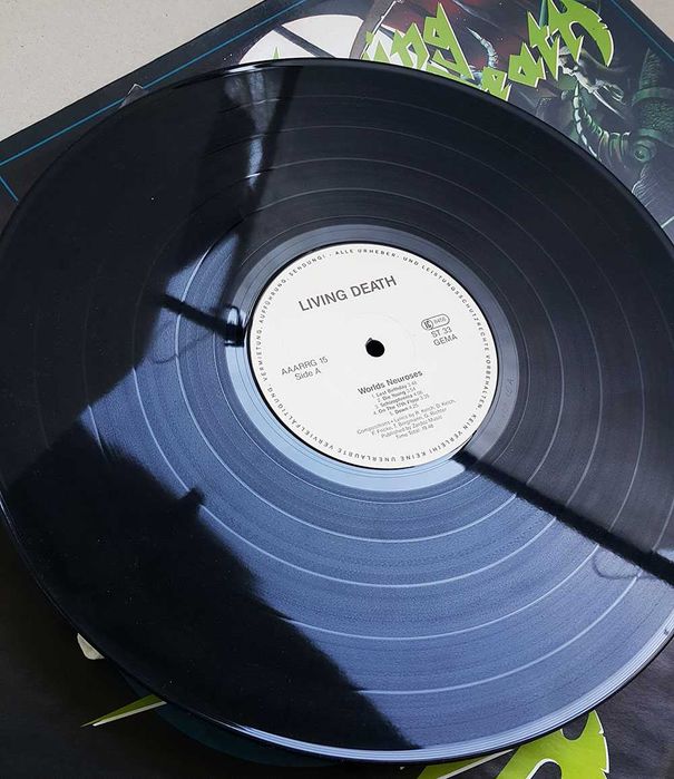 Living Death Worlds Neuroses LP Vinyl 1989 płyta winylowa Winyl