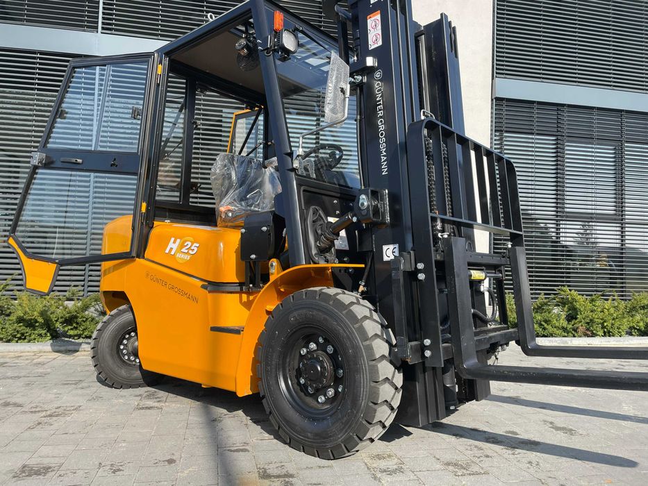 Wózek widłowy, kabina Gunter 2.5T. Nowy.  3 lata gwarancji
