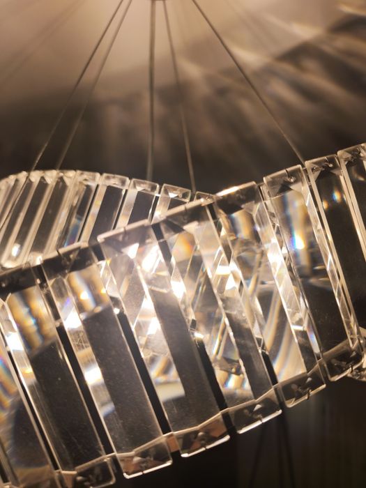 Lampa Crytal Light Orbix Ring - kryształowa piękna nowoczesna