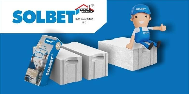 Gazobeton SOLBET 24 klasa 500 od ręki
