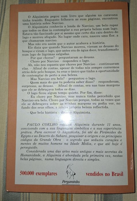 O Alquimista, 2ª edição,  Paulo Coelho.