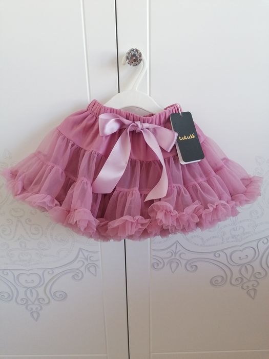 Spódniczka tutu tiulowa dla księżniczki 12-24m urodziny roczek