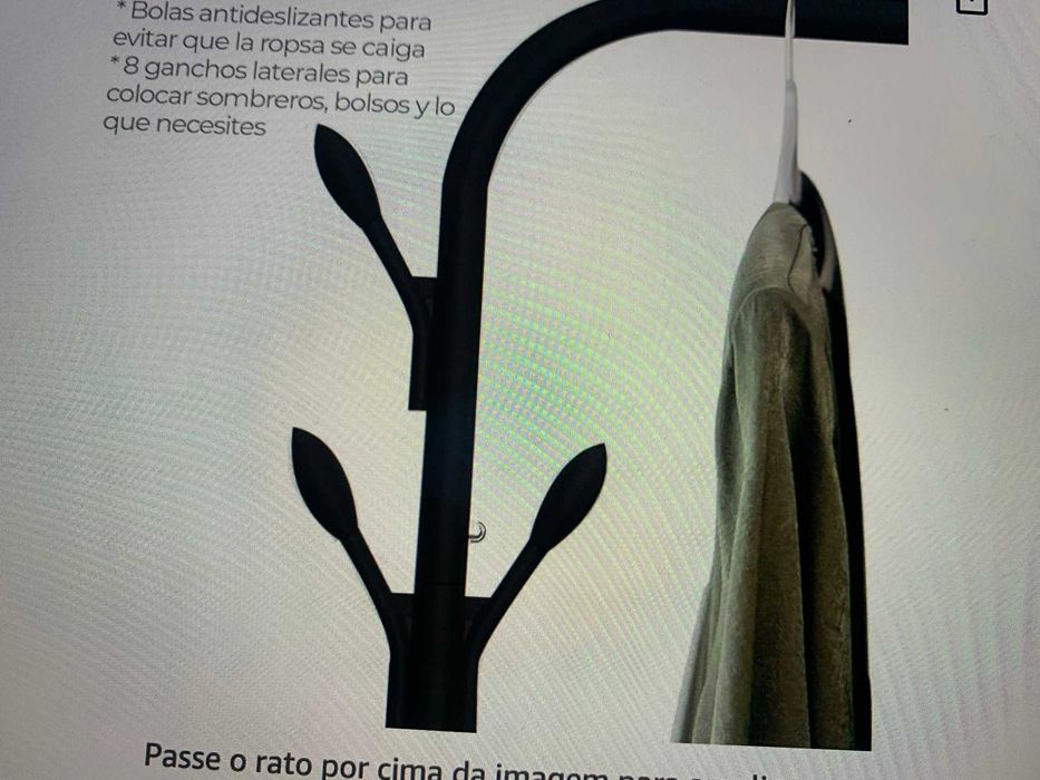 Cabide dobravel    1x usado     quase novo