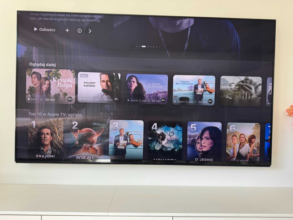 Sony Bravia 85” 8K XR-85Z9J MASTER Series | top model | uchwyt