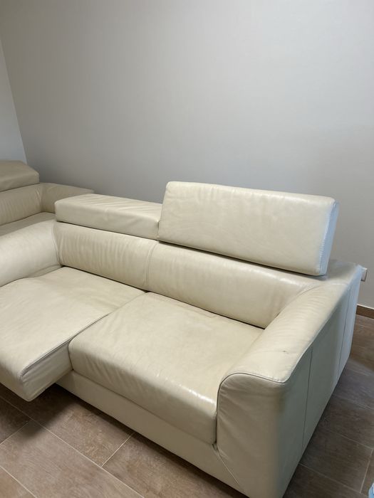 Sofá de Pele 2 lugares