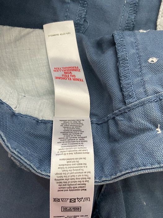 Tomman US30 M męskie krótkie spodenki spodnie chinosy niebieskie