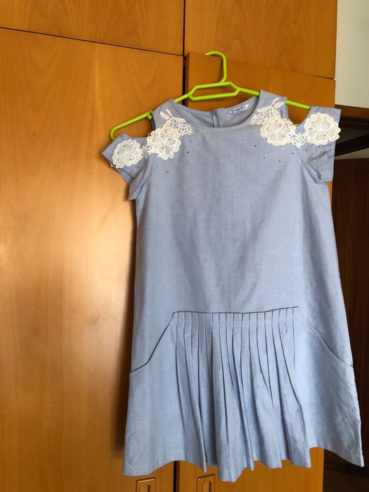 Vestido azul da mayoral