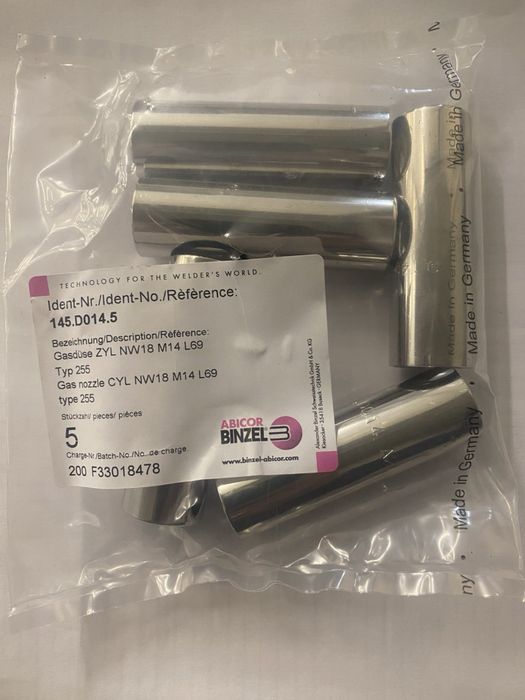 Сопло газове ABICOR BINZEL 145.D004.5 145.D014.5  оригінал