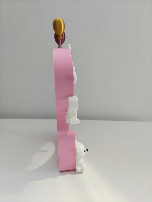 Letra Inicial Personalizada com Nome – Decoração Infantil 3D