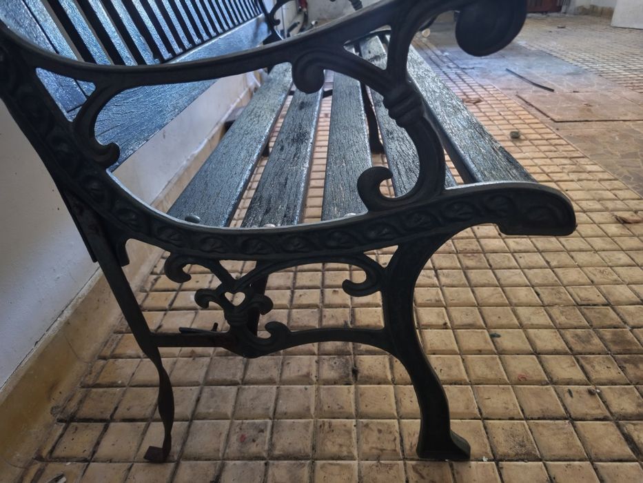 Banco do jardim.