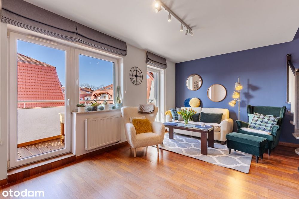 Dwupoziomowe, 2 pokoje, 53,22 m² | duży balkon | k.lokatorska | Wysoka - Widok 4