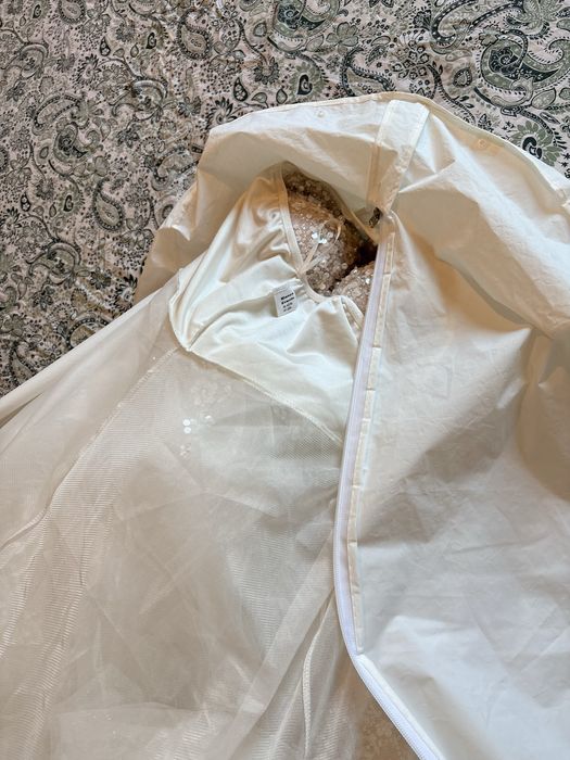 Vestido de noiva como novo + veú + saiote disponível para entrega imediata - Preço negociável