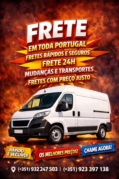 Frete para todo Portugal