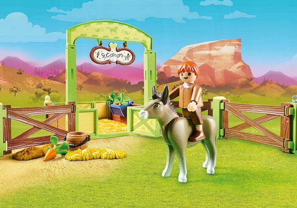 Playmobil DreamWorks Spirit 70120 Snips i Pan Marchewa Klocki *NOWE*