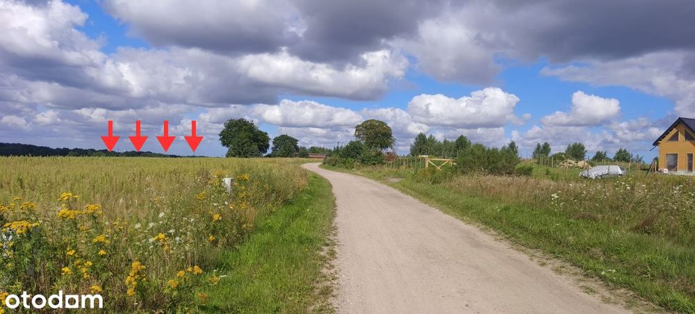Działki 1000 m² z projektem domu i pozwoleniem na budowę – Świeszyno