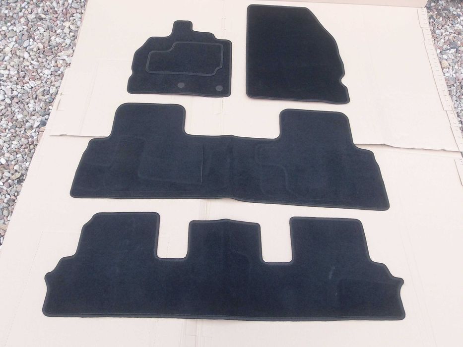 Dywaniki Welurowe RENAULT GRAND SCENIC 3 III Dopasowane 7 Osobowy