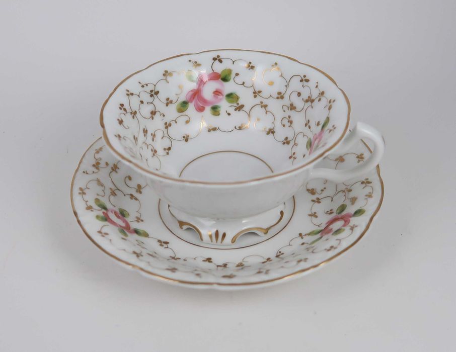 Par de Chávenas Vista Alegre - Pintura Manual