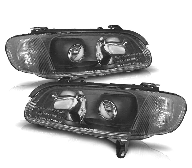 FARÓIS FRONTAIS PARA OPEL OMEGA B 94-99. FUNDO PRETO