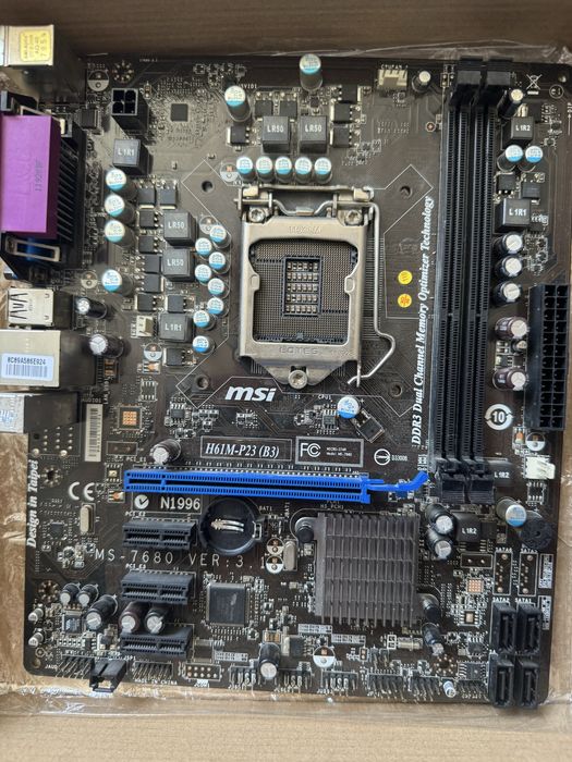 Материнская плата msi lga 1155 h61m
