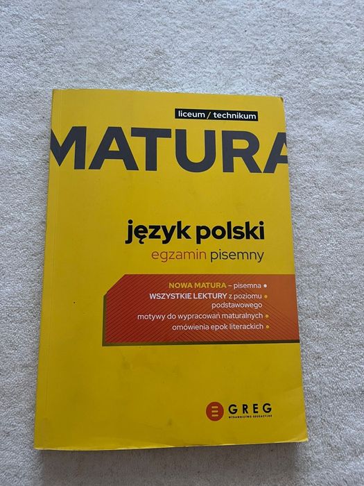 Repetytorium maturalne z języka polskiego.