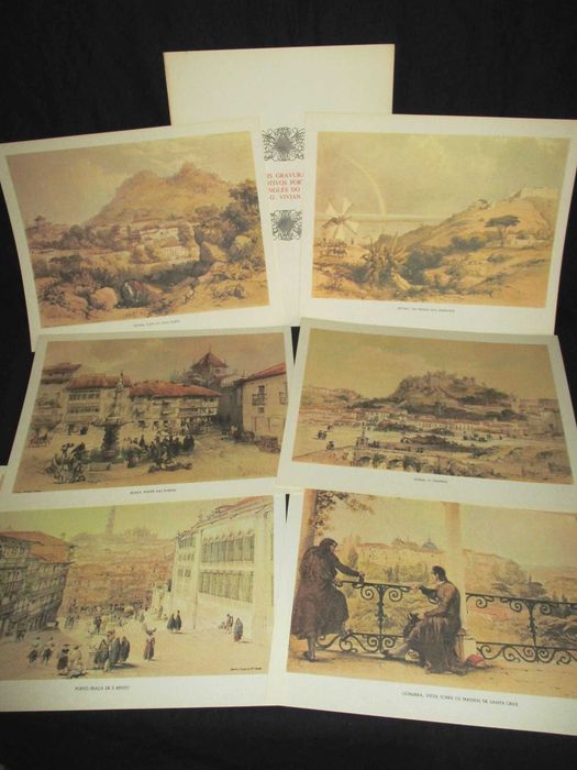 19th-Century Portuguese-Themed Engravings by G. Vivian