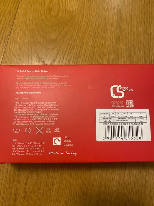 Skarpetki świąteczne 36-40