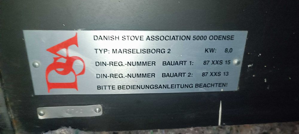 Piec kominkowy koza Marselisborg 2 – 8 kW (duński)