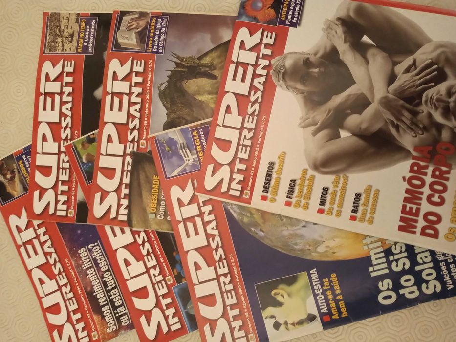 Revistas Super Interessante (1999 a 2006, vários números)