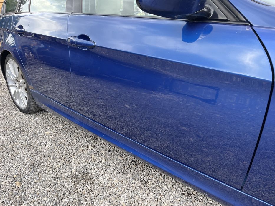 Drzwi prawe lewe przód tył bmw e91 lemans blau e90