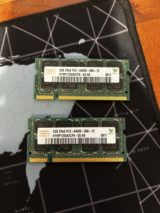 DDR2 HYNIX 4GB 2x2GB 2Rx8 PC2- 6400S - 666