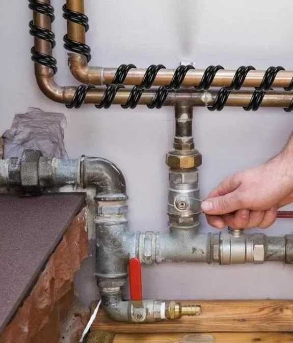 Kabel grzejny, przewód grzewczy do rur + termostat KERBL