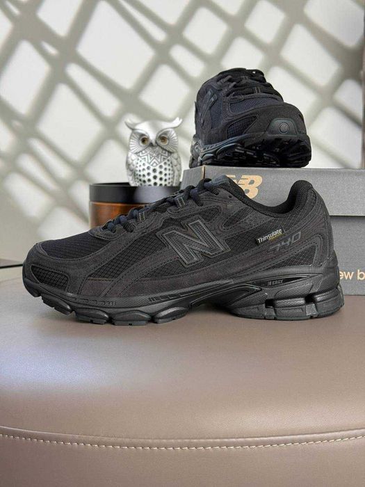 Waterproof кросівки New Balance 740 Thinsulate (41-50) — Чоловічі водостійкі Нью Баланс, сірі, утеплені, термо