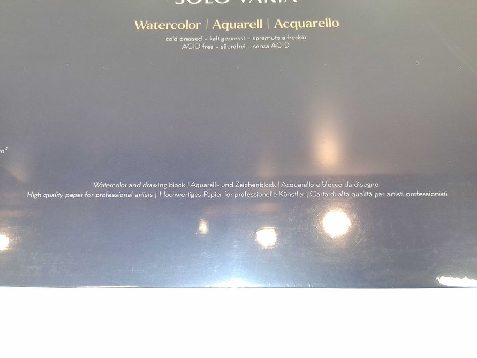 Y299 Blok Do Akwareli Solo Varia A3 300g 100% Bawełna 20 Arkuszy Nowy