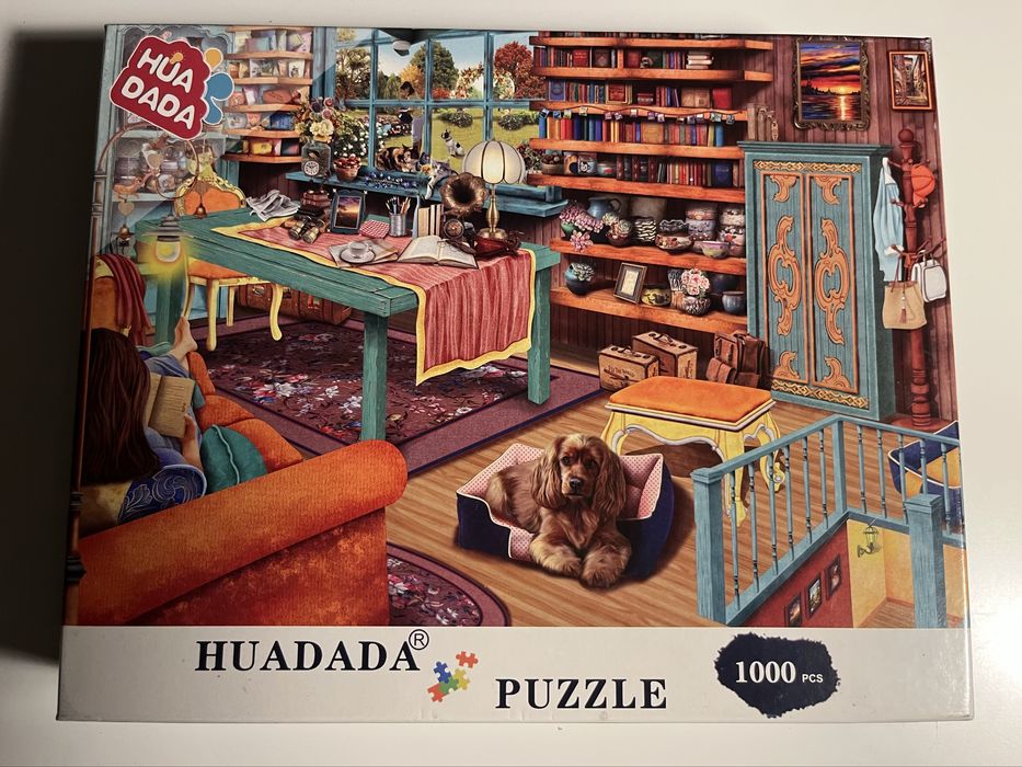 Puzzle Window cat 1000 peças