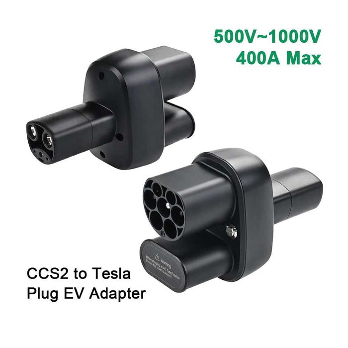 Перехідник адаптер Tesla швидкісна зарядка CCS2 Type2 - NACS Тесла