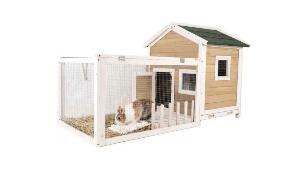 Casa de madeira para coelho anão ZO - NOVO - PORTES GRÁTIS